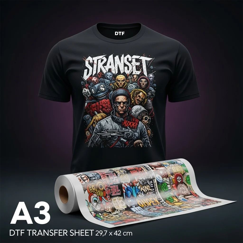 A3 DTF Transfer Sheet – Custom Heat Transfers for All Fabrics 3 A3 DTF Priting Services