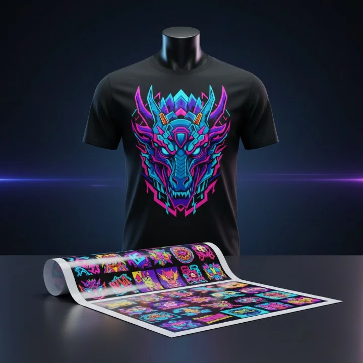 A4 DTF Transfer Sheet – Compact Heat Transfers for Custom Designs 9 A4 DTF Print Transfer Sheet UK