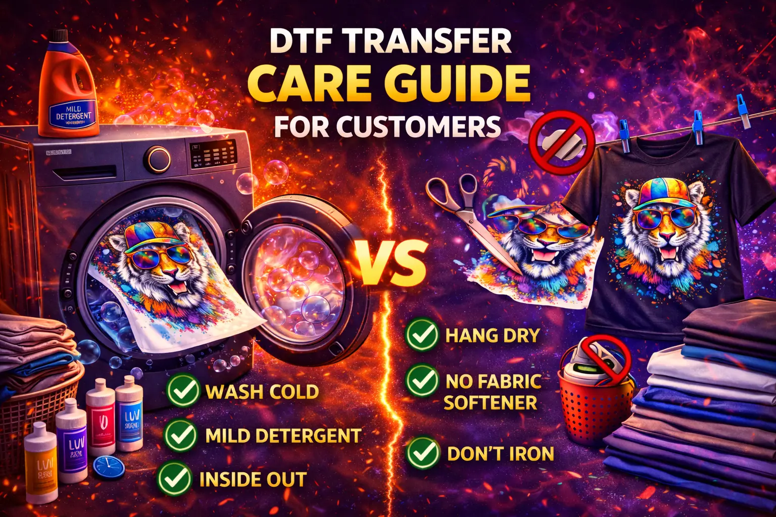 DTF Care Guide For Costumer