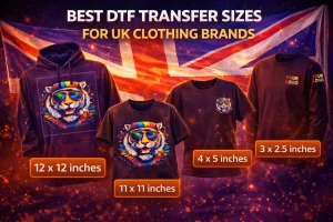 Best DTF Transfer Sizes for UK Clothing Brands