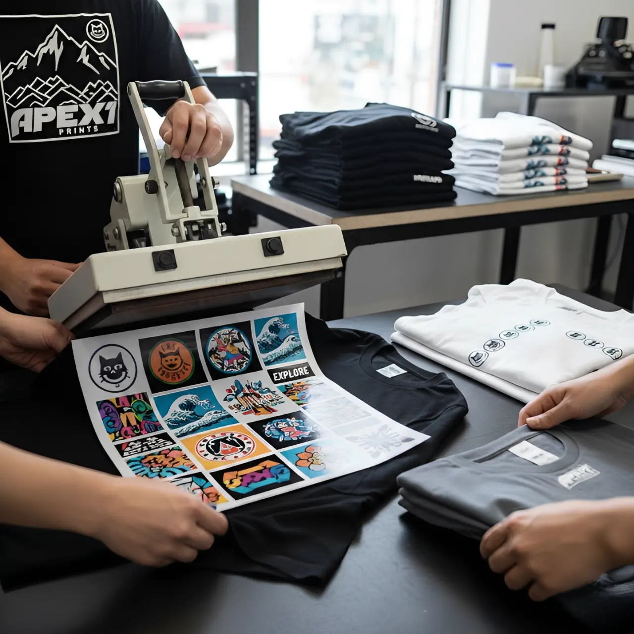 DTF gang sheet design