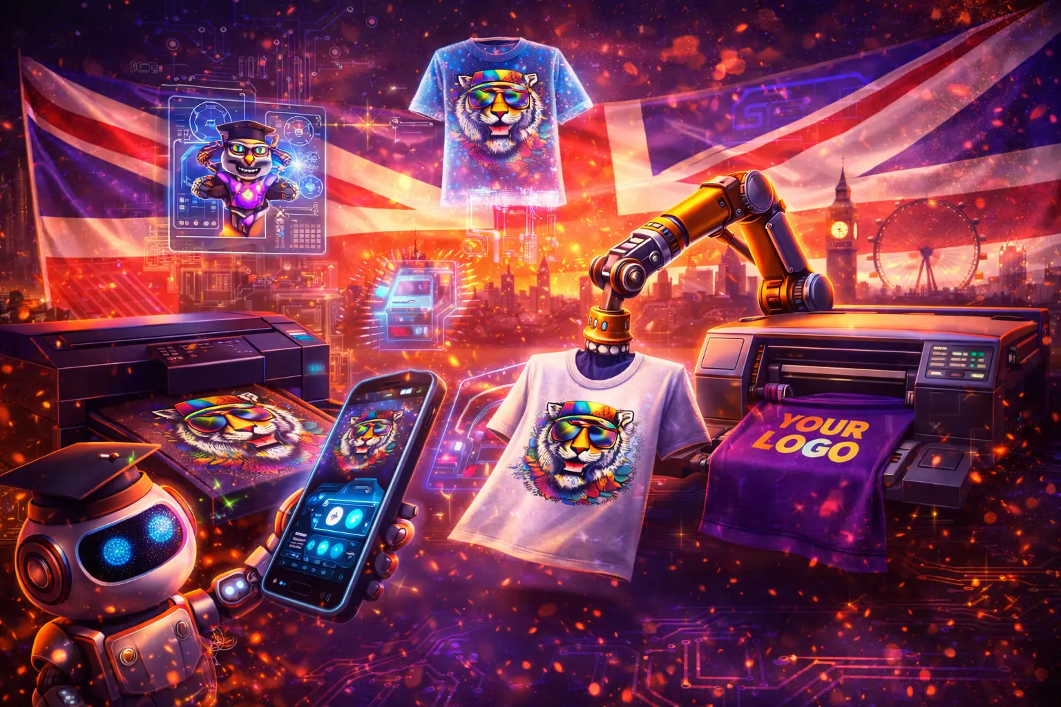 Future of Custom Apparel Printing in the UK