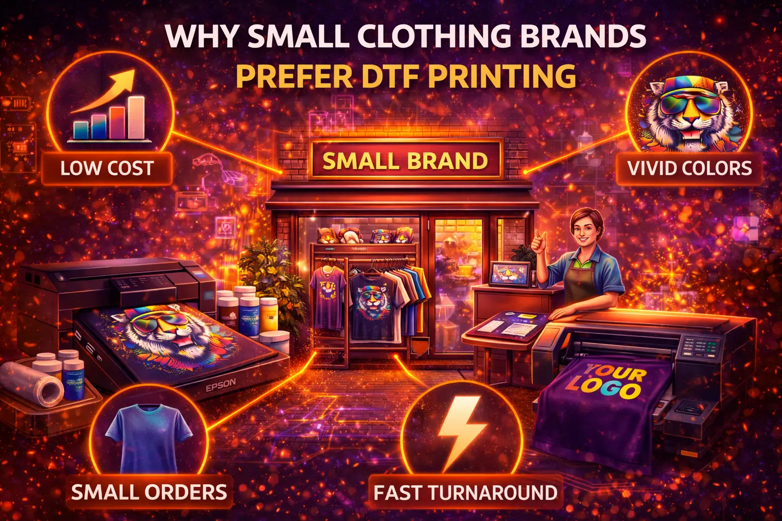 Why Small Clothing Brands Prefer DTF Printing