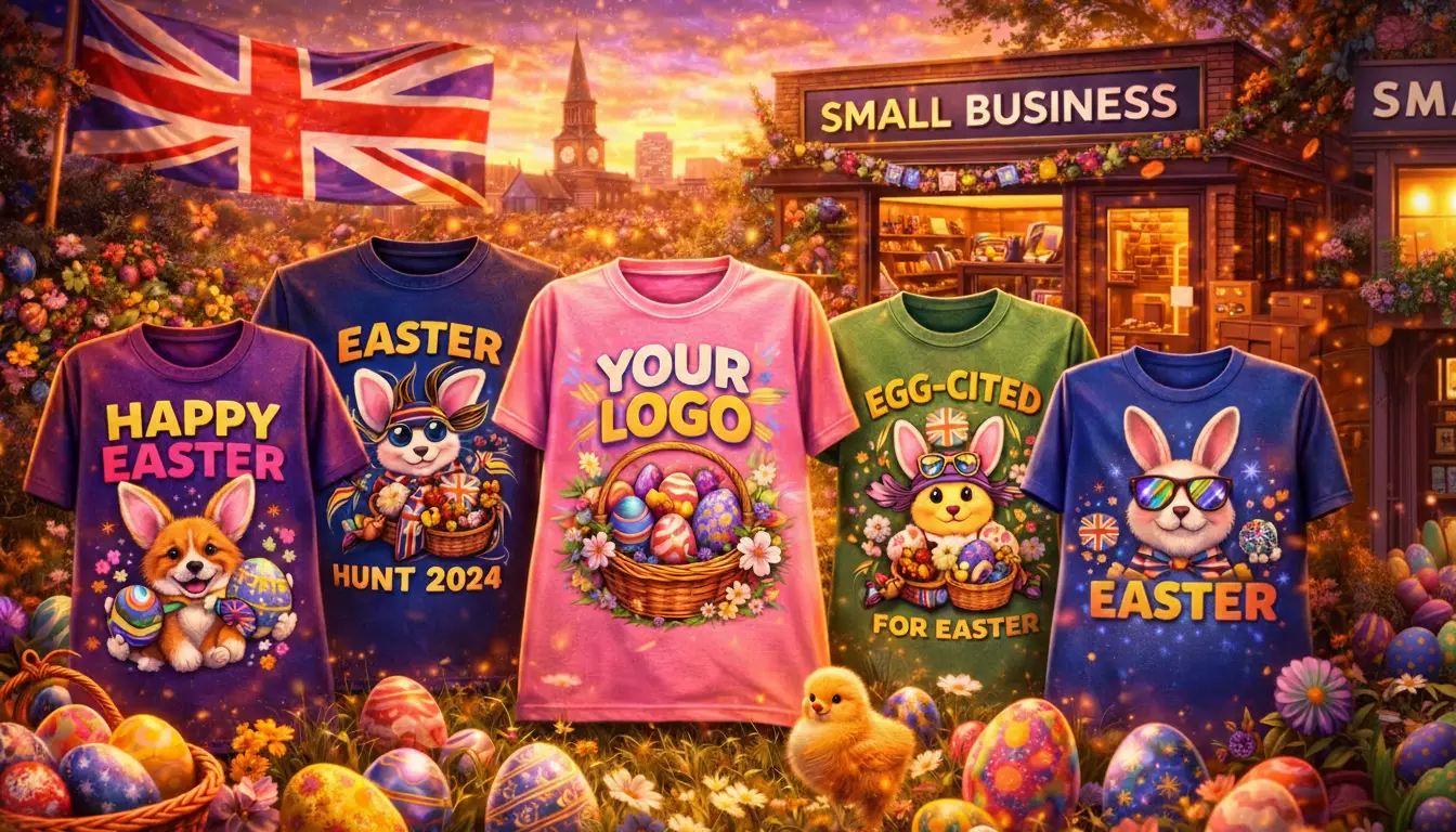 Custom Easter T-Shirt Ideas for Small UK Businesses