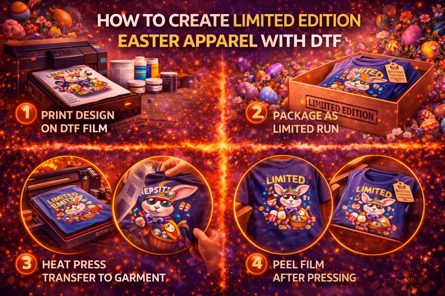How to Create Limited Edition Easter Apparel with DTF