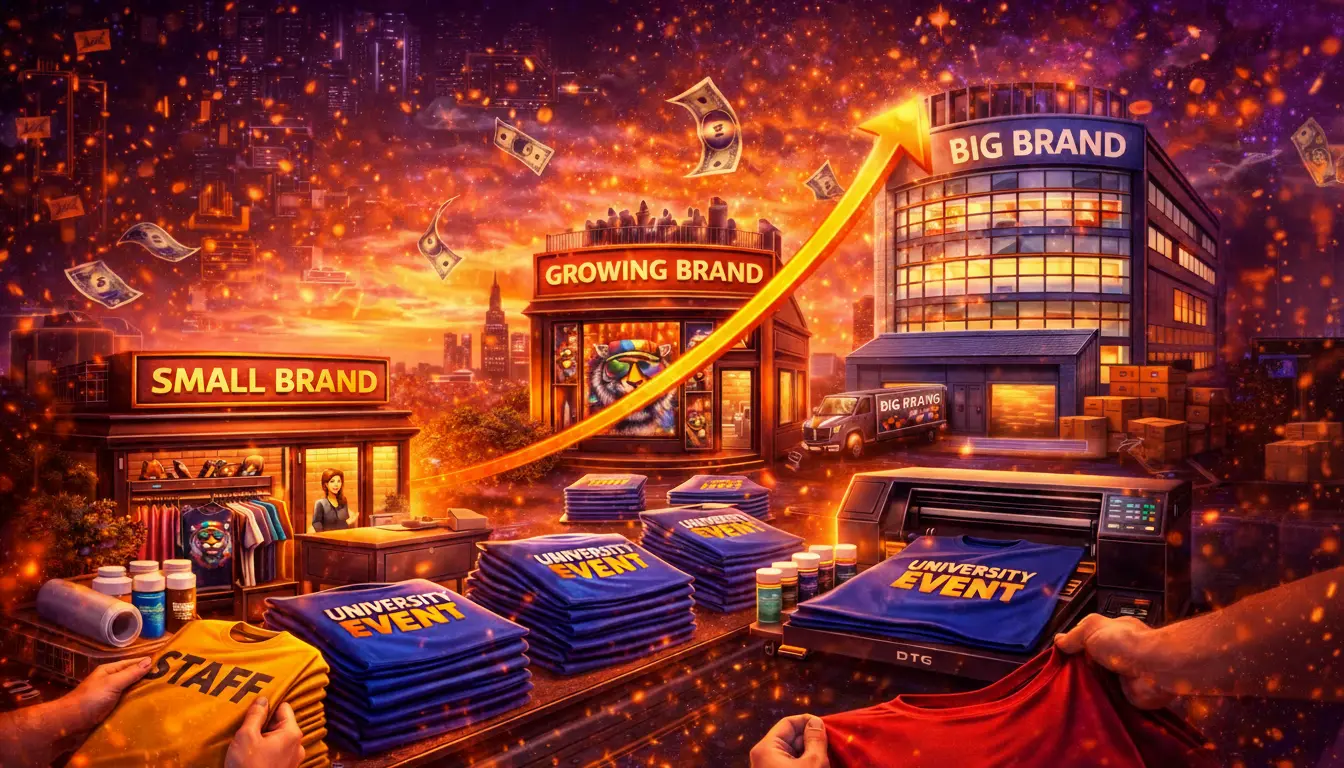 Scaling a Clothing Brand with DTF Printing