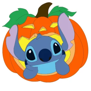 Pumpkin Face Alien DTF Transfer