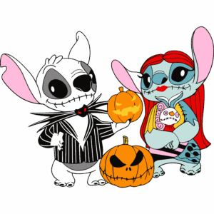 Spooky Couple Monster DTF Transfer