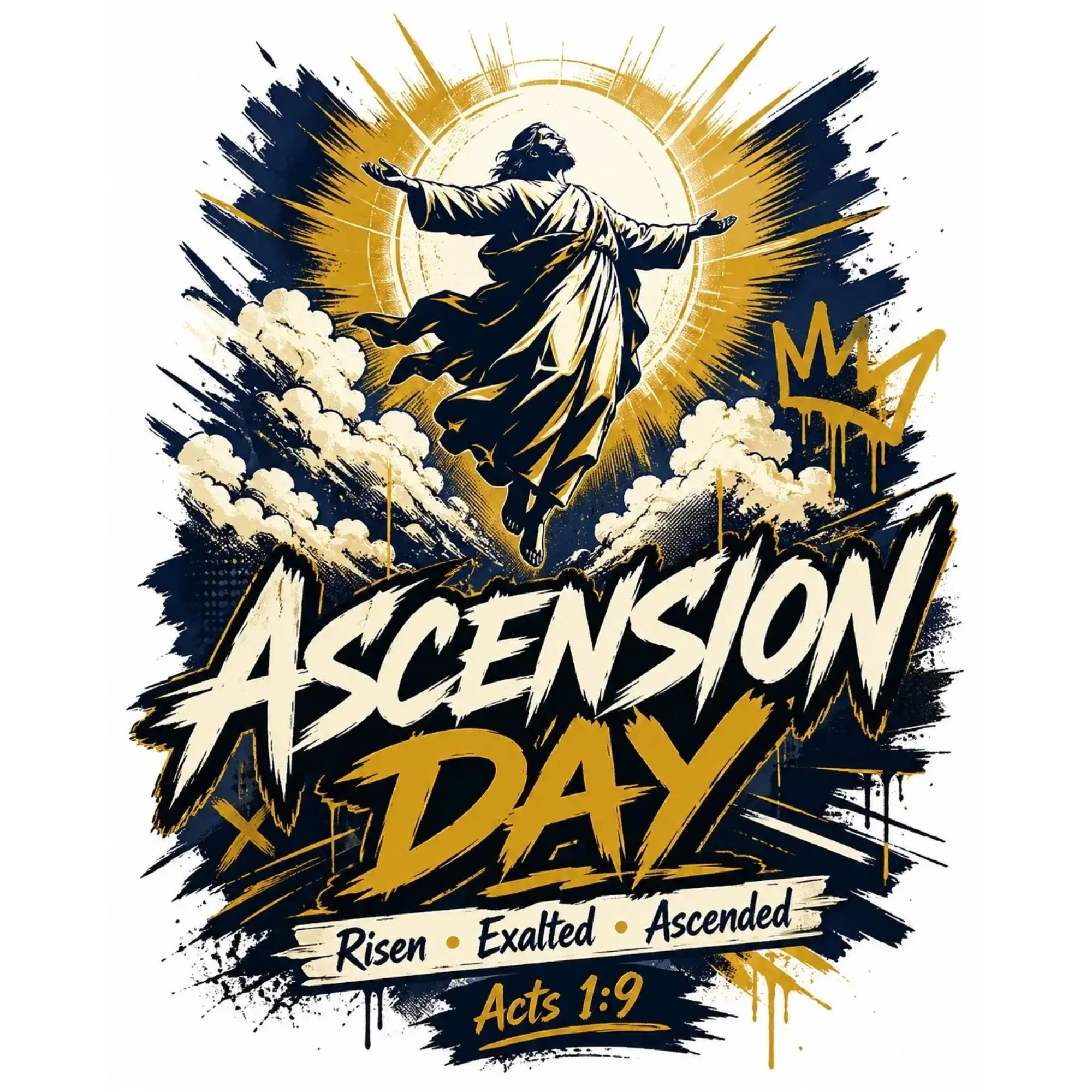 Ascension Day Christian T-Shirt DTF Transfer