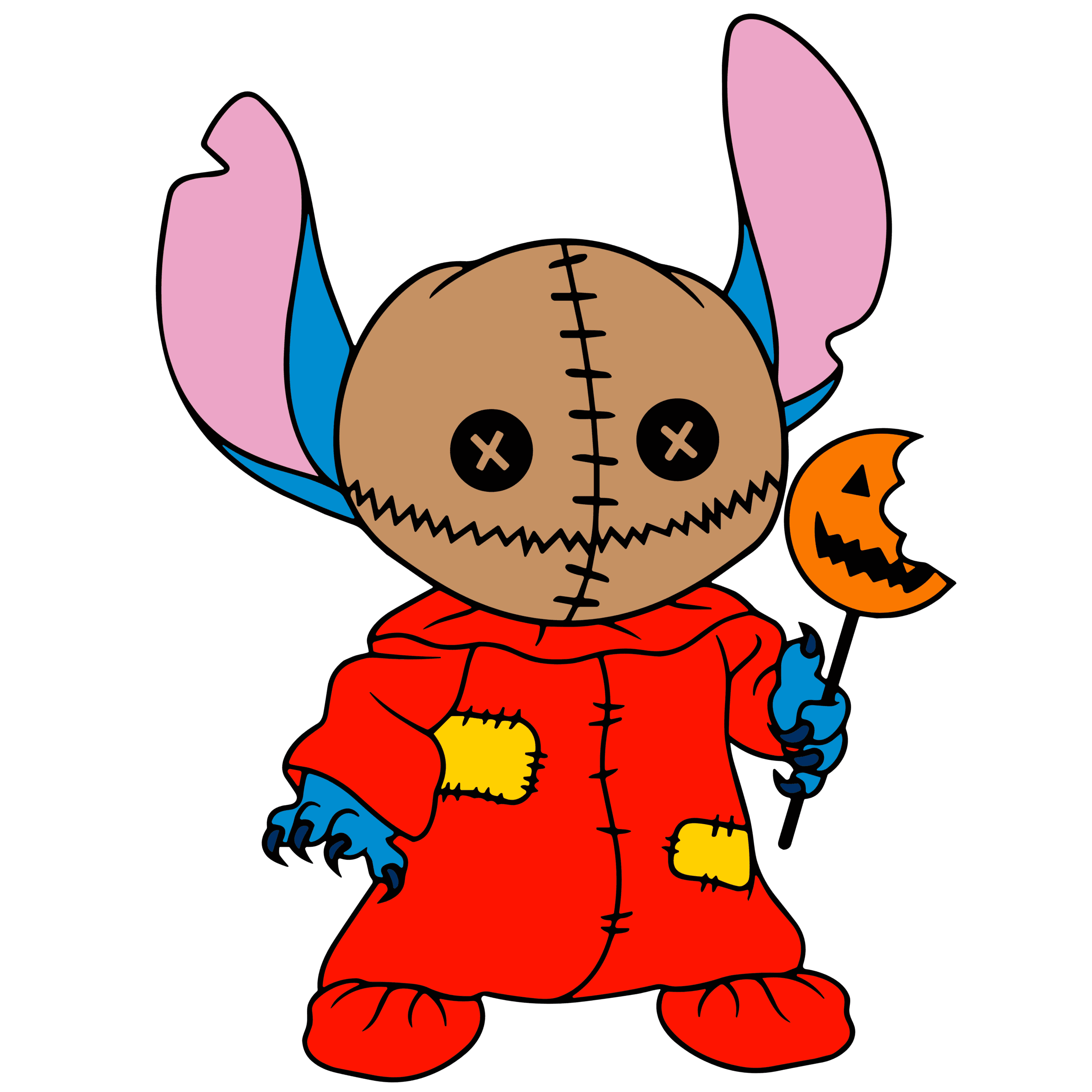 Spooky Voodoo Doll Monster DTF Transfer – Halloween Press Ready