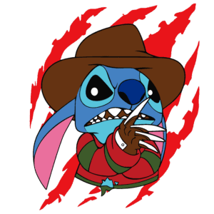 Horror Claw Blade Monster DTF Transfer