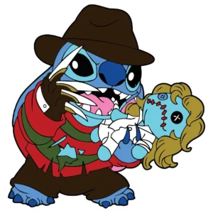 Claw Monster with Doll DTF Transfer