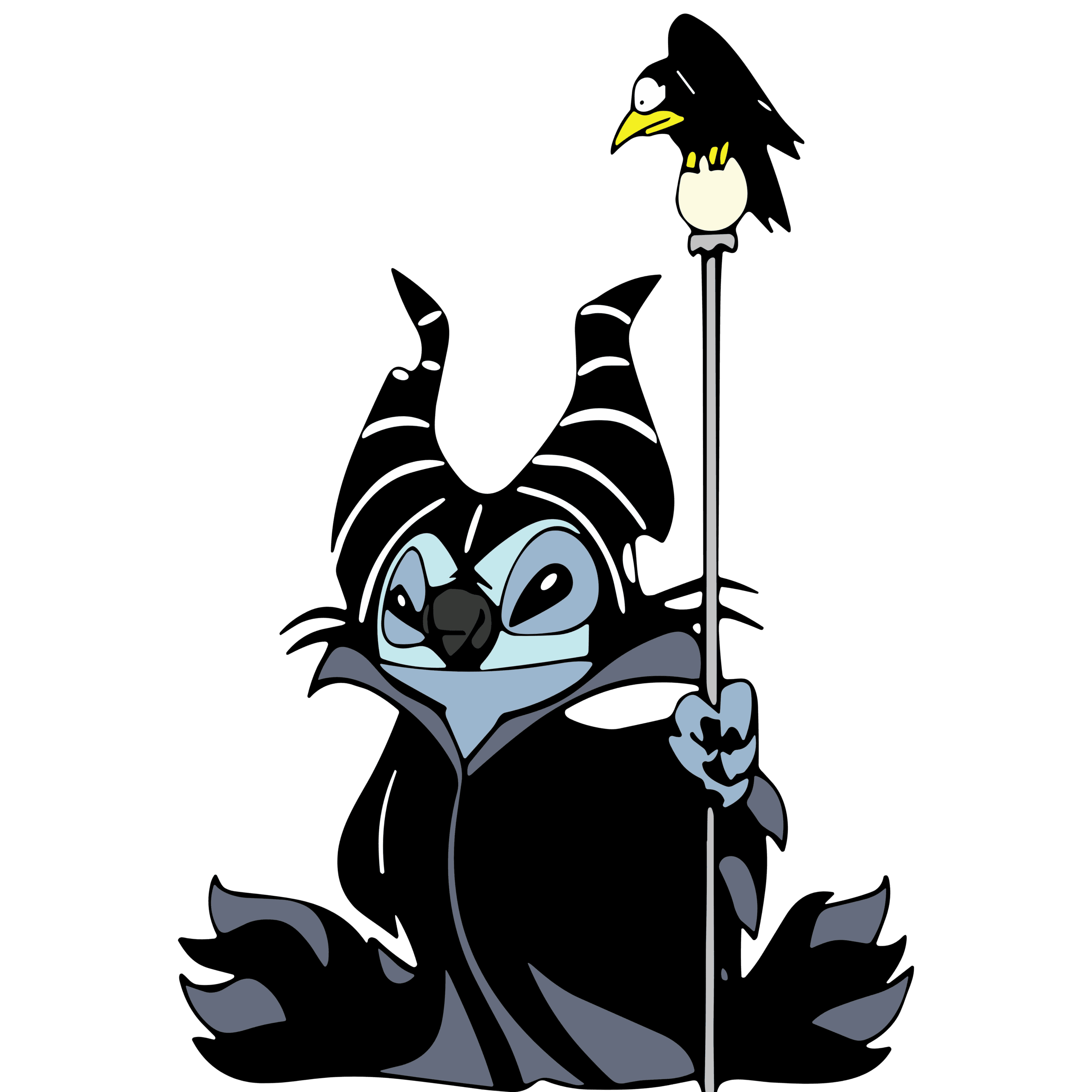 Gothic Vampire Monster DTF Transfer – Ready to Press