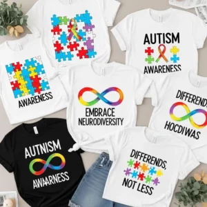 Autism Awareness DTF Transfers