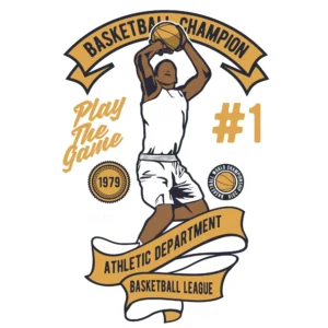 Basketball Champion Athlete DTF Transfer