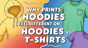 Why Prints Feel Different on Hoodies vs T-Shirts
