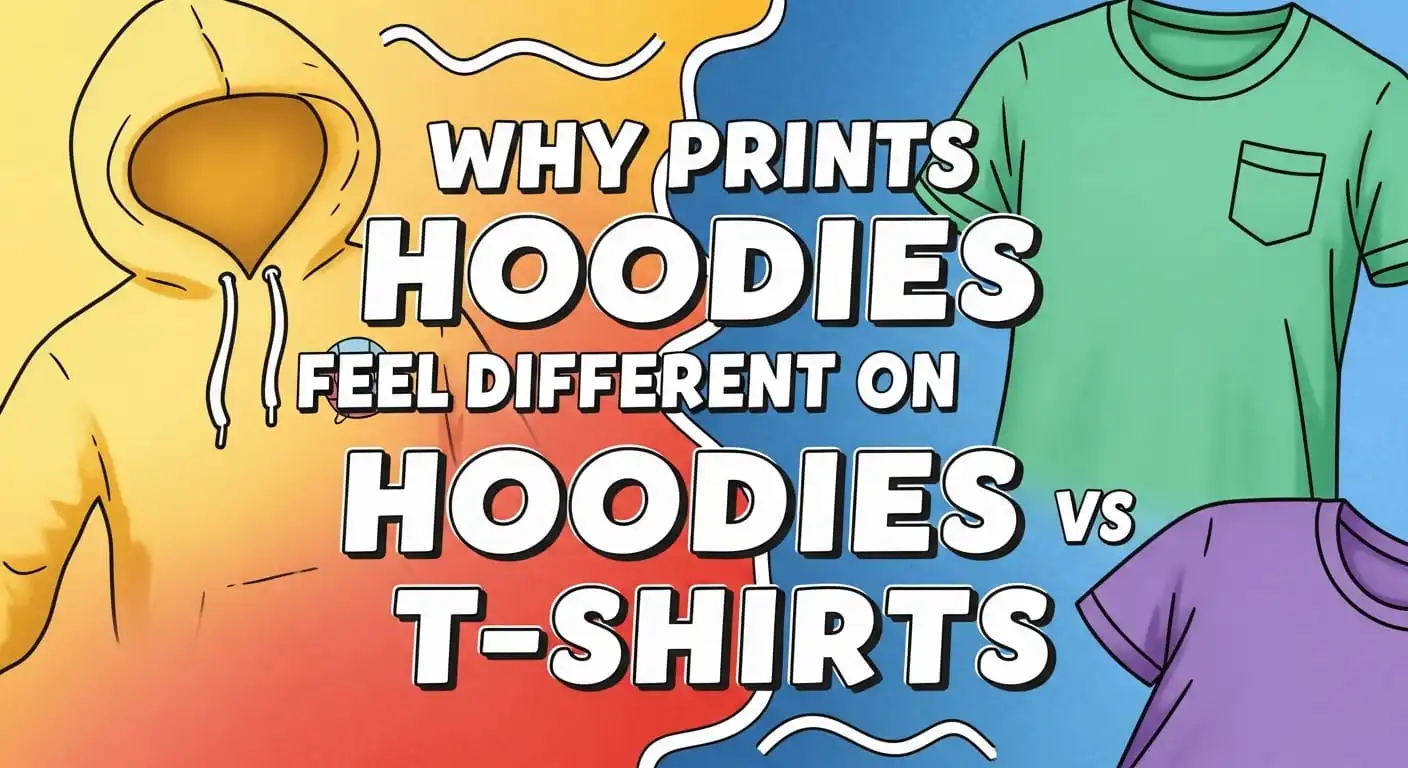 Why Prints Feel Different on Hoodies vs T-Shirts