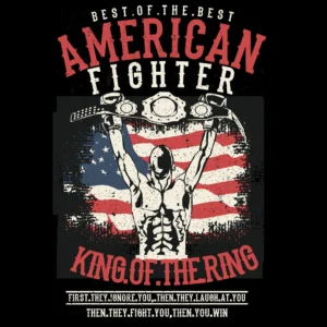 American Fighter DTF Transfer