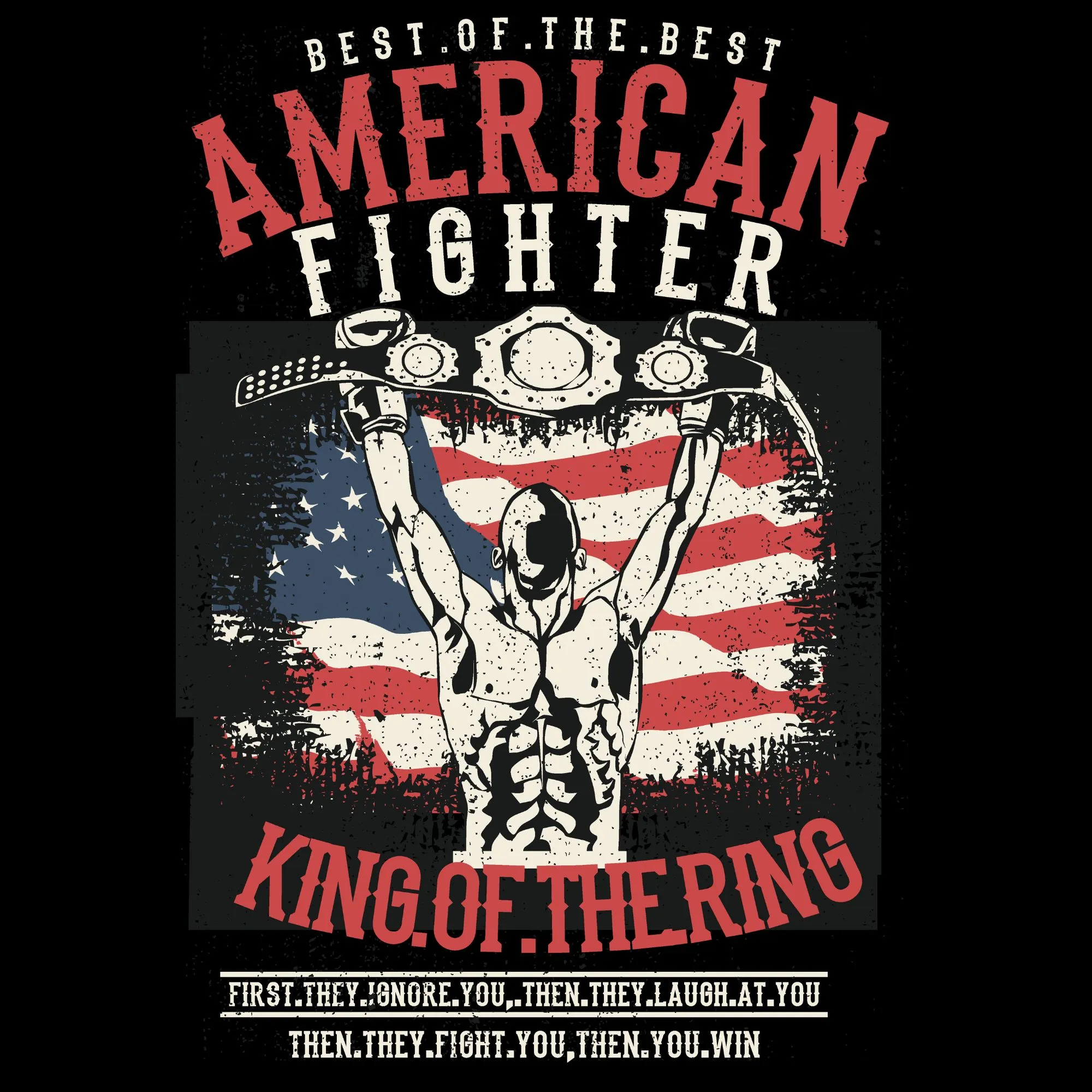 American Fighter DTF Transfer