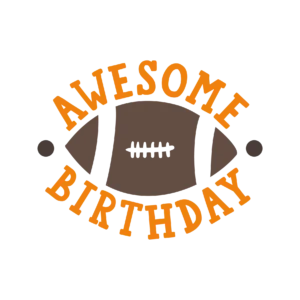 Awesome Birthday DTF Transfer