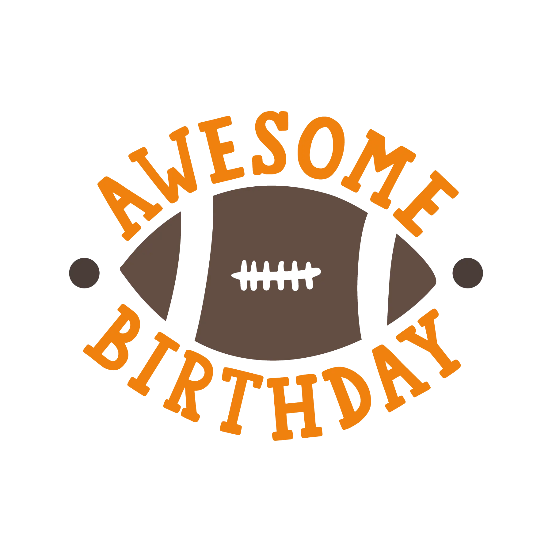 Awesome Birthday DTF Transfer