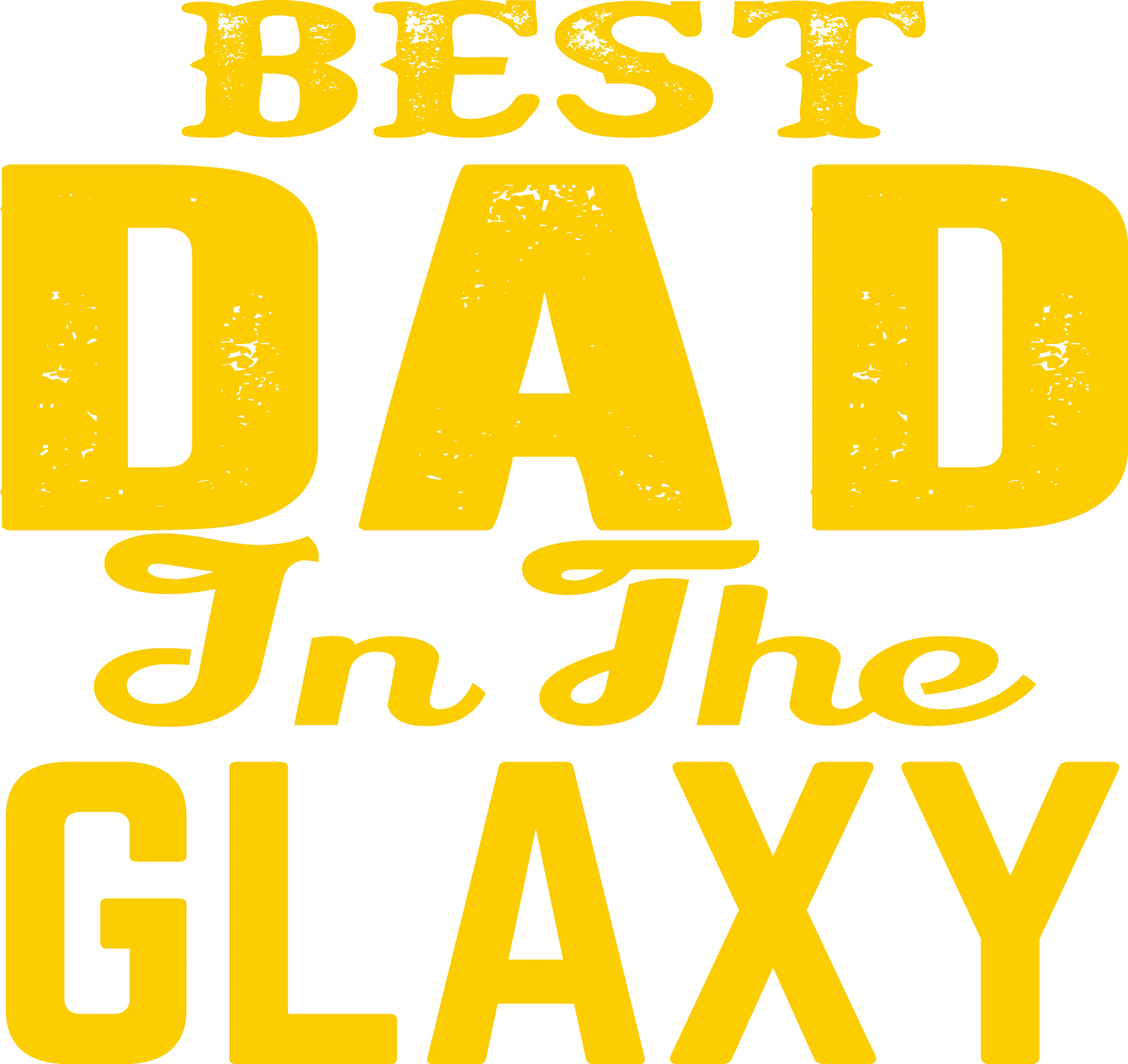 Best Dad in the Galaxy Day DTF Transfer
