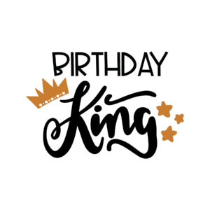 Birthday King DTF Transfer