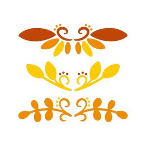 Floral Elements DTF Transfer