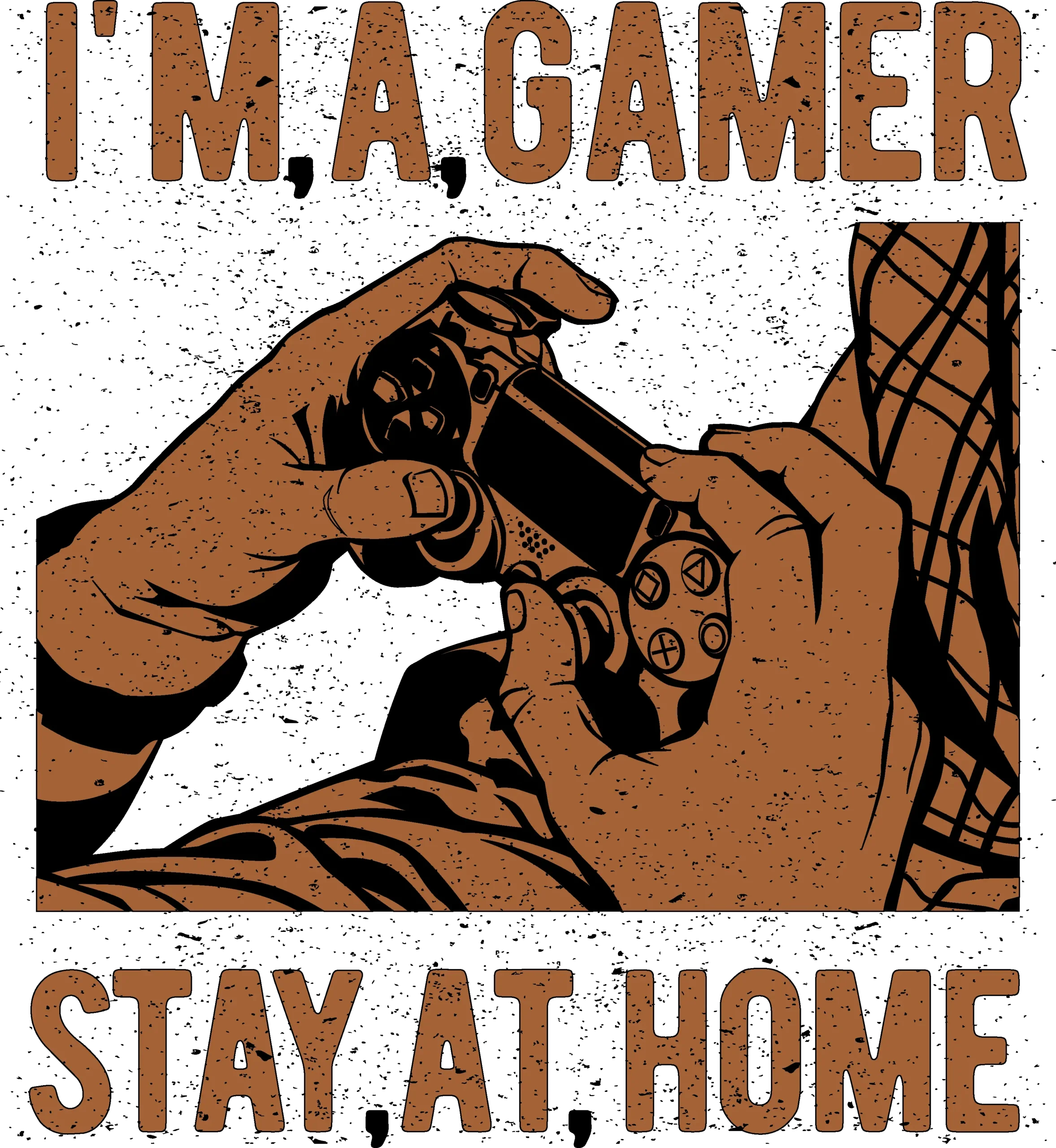 I’m A Gamer Stay At Home DTF Transfer – Gaming Lifestyle Print 1 I’m A Gamer Stay At Home DTF Transfer