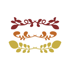 Vintage Floral Elements DTF Transfer