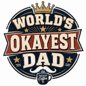 World’s Okayest Dad DTF Transfer